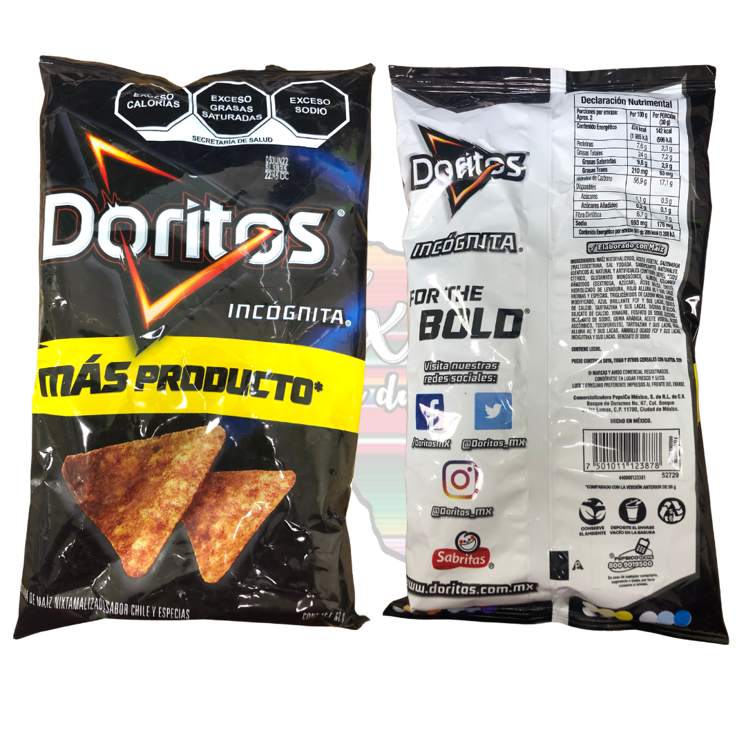 Doritos Incognita – Texas Chile Dulceria