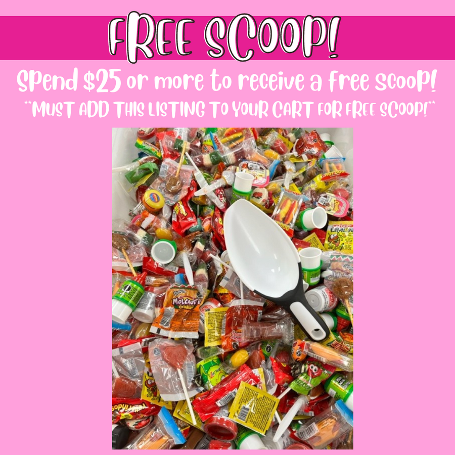 FREE CANDY SCOOP Texas Chile Dulceria